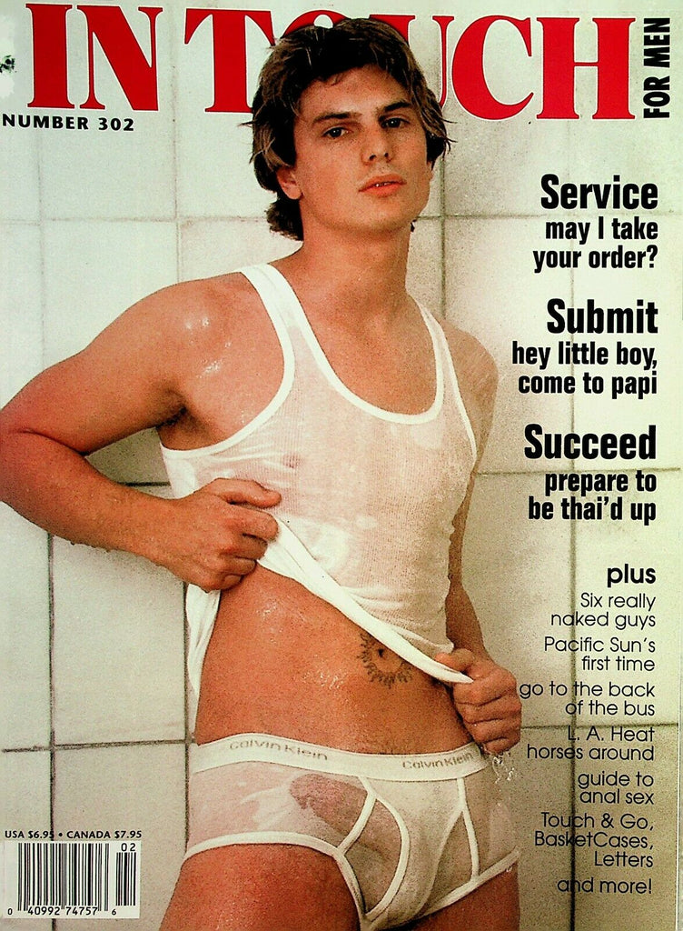 In Touch Gay Magazine Cover Guy Markus #302 August 2002 121420lm-ep