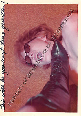 Adult 1970s Photo 3.5x5 Foot Fetish Lesbian Dominated Stepped High Heels 184HT