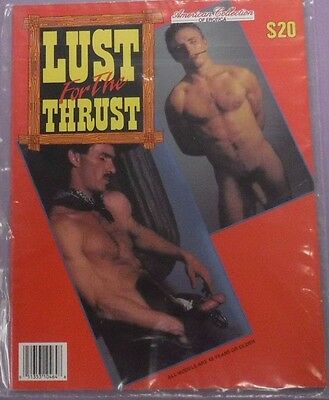 Lust For The Thrust Gay Male Magazine #1 American Erotica new/sealed 040126AMP-