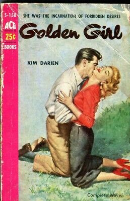 Golden Girl Adult Novel by Kim Darien 1956 Ace Book 042214lm-epa2