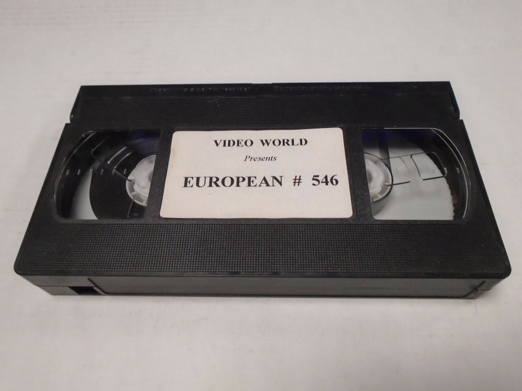 European Video #546 XXX Vintage Adult VHS 011519AMP2