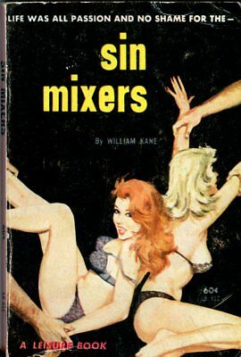 Sin Mixers Novel by William Kane 1965 Leisure Book 042314lm-epa