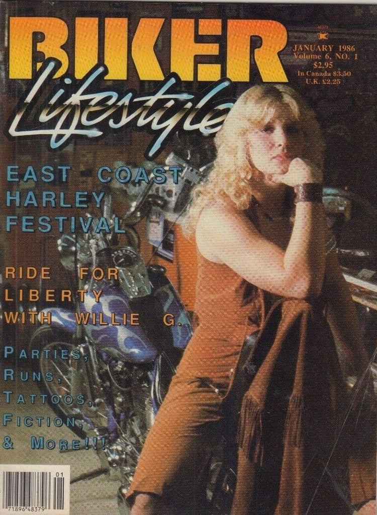 Biker Lifestyle Magazine East Coast Harley Festival January 1986 061218REP