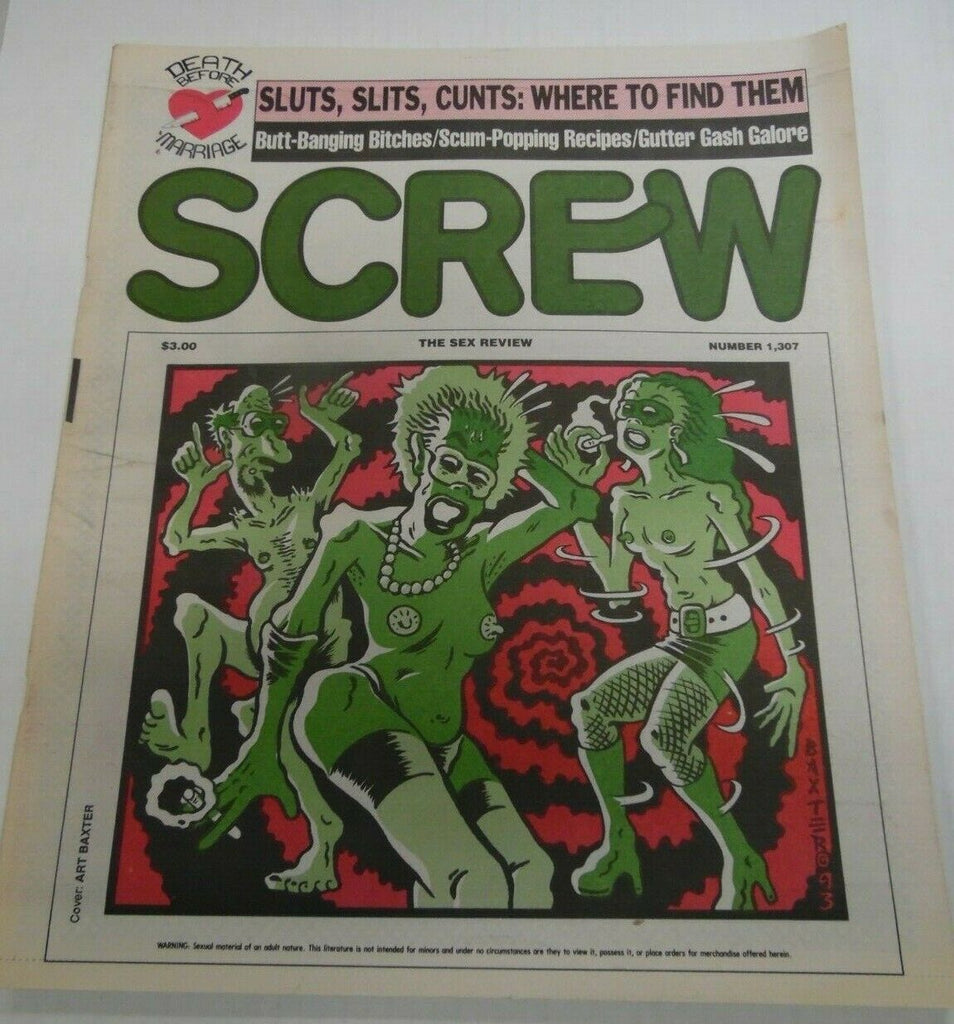 Screw Newspaper Butt-Banging Bitches #1307 March 21, 1994 121719lm-ep