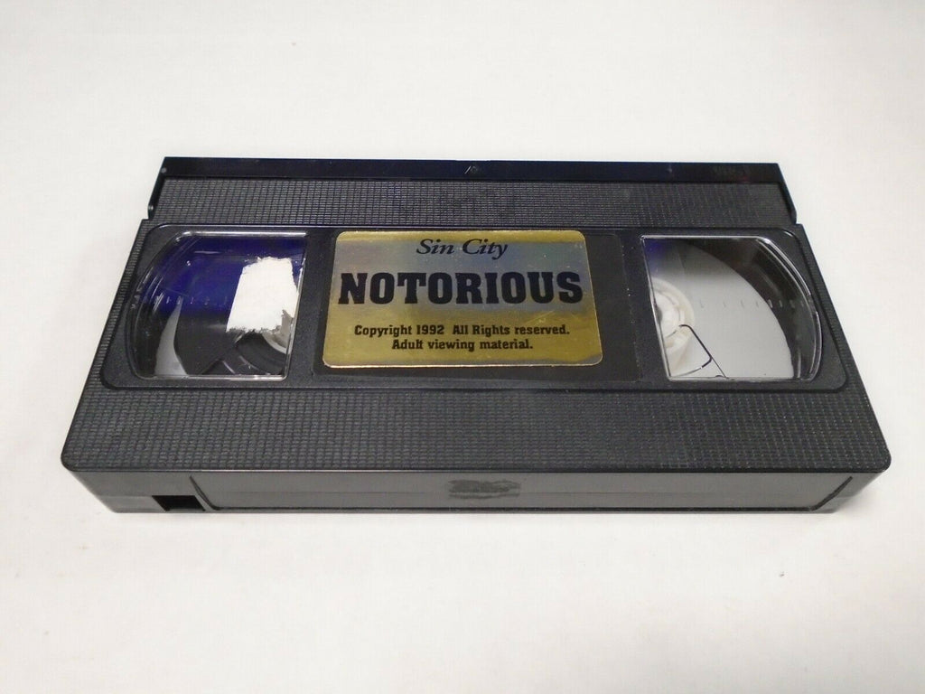 Notorious Sin City 1992 Sky Blue Marc Wallice Adult VHS 043019AMP