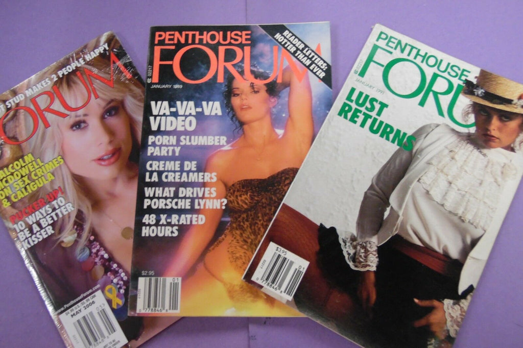 Lot Of 3 Penthouse Forum Digest January 1989/1991/ May 2006 092016lm-ep - Used