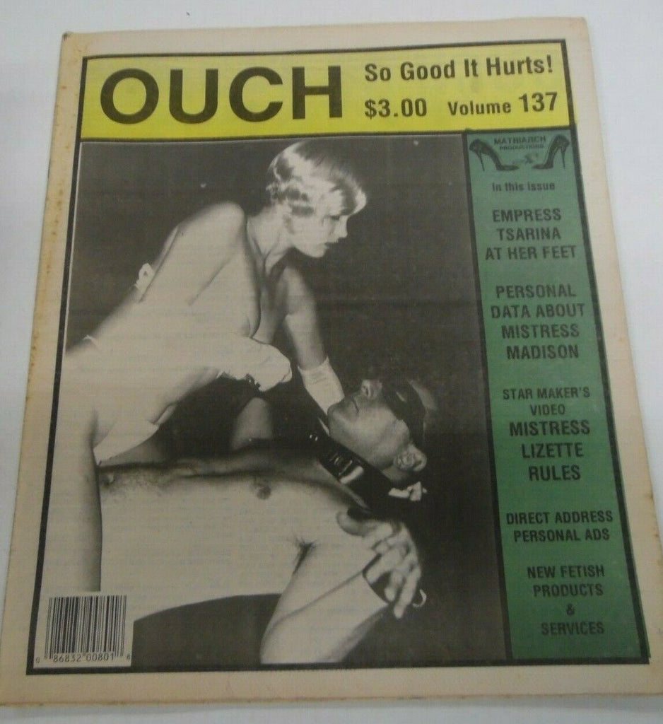 Ouch Fetish Newspaper Empress Tsarina #137 1997 122119lm-ep2