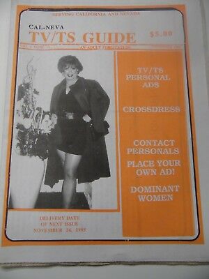 TV/TS Guide Adult Contact Newspaper Cal-Neva November 1995 111318lm-ep