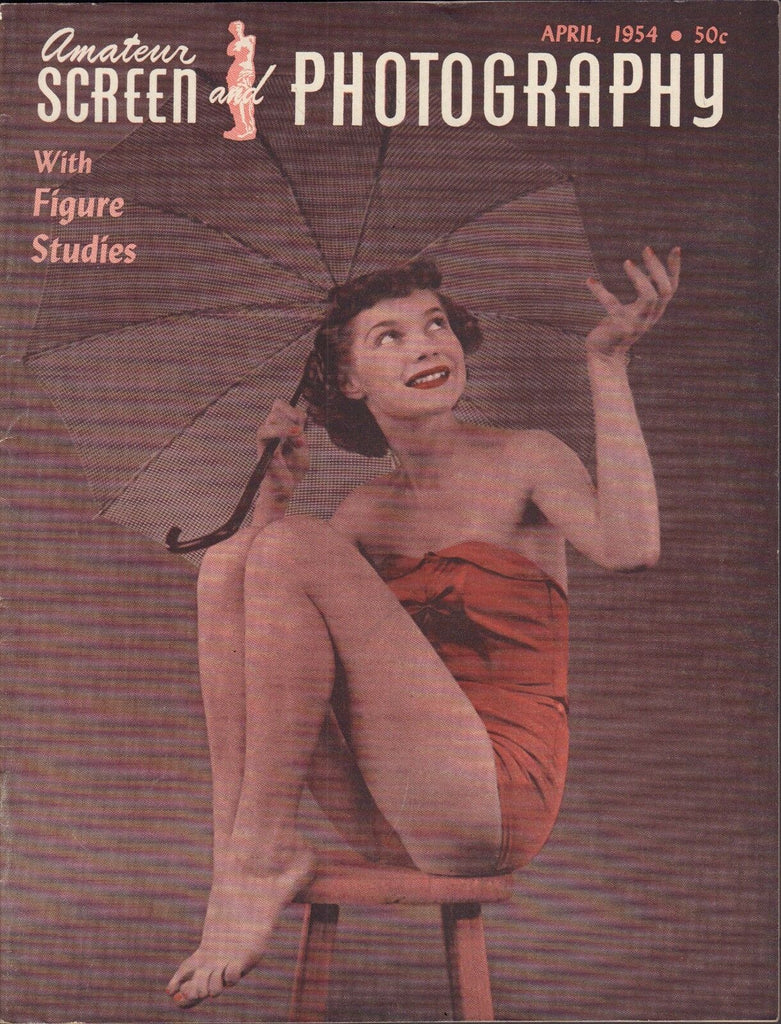 Amateur Screen And Photography April 1954 Vintage Pin-ups EX 110916DBE