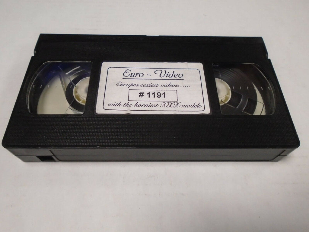 Euro-Video #1191 Horniest XXX Models Europe Vintage Adult VHS 011619AMP