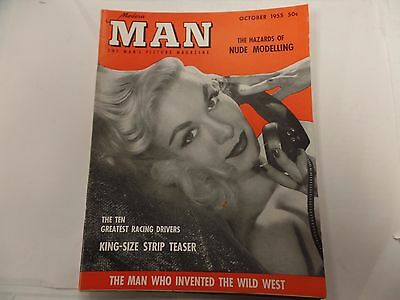 Modern Man Adult Magazine Lynn Lampert October 1955 ex 021316lm-ep