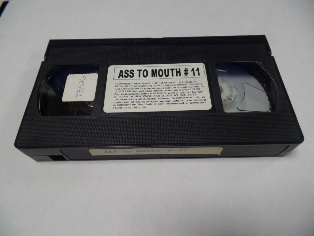 Ass to Mouth #11 Heatwave Entertainment 2003 Adult VHS 030419AMP3