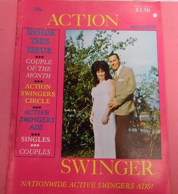 The Action Swinger Magazine Singles/Couples vol.1 #4 1970's 053013lm-epa2
