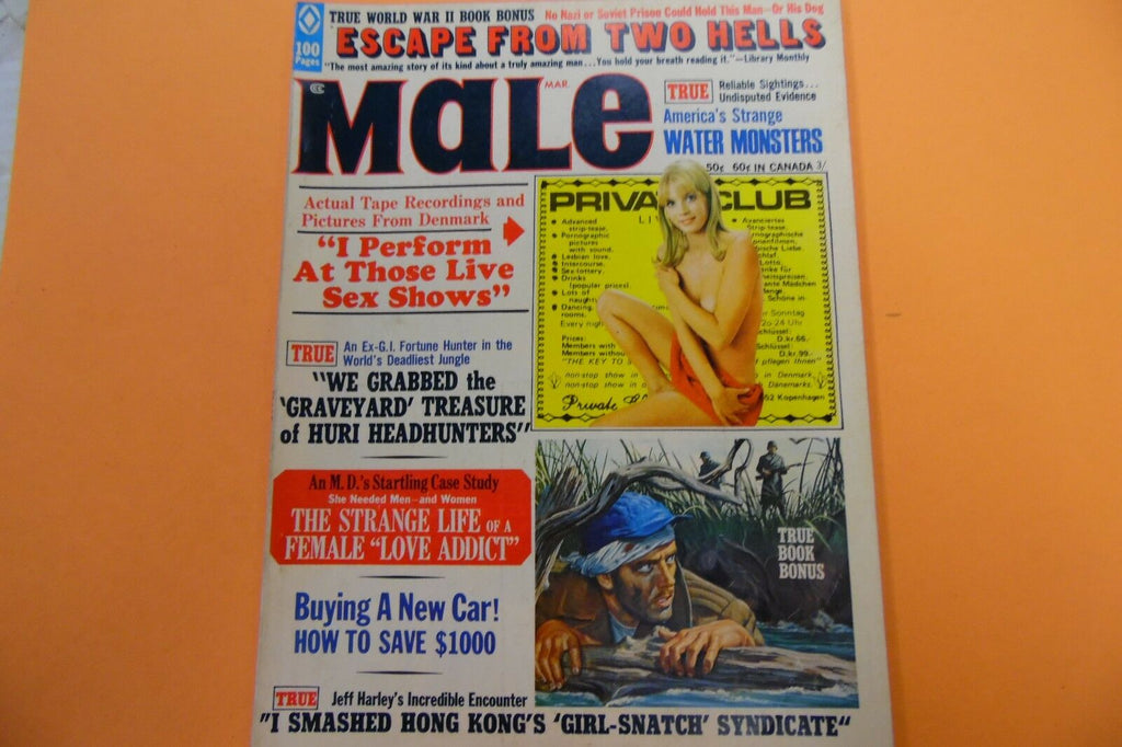 Male Magazine Live Sex Shows March 1971 CLEARANCE 110716lm-ep4