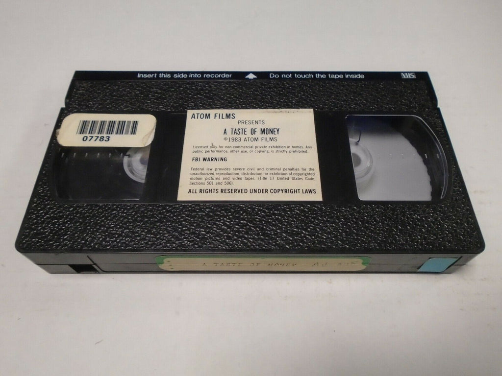 A Taste of Money 1983 Atom Films Adult VHS 040419AMP2