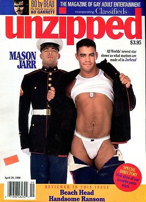 Unzipped Gay Magazine Marine Mason Jarr April 1998 031518lm-ep2