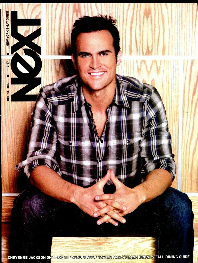 Next New York's Gay Guide Cheyenne Jackson October 23, 2009 103119lm-ep2