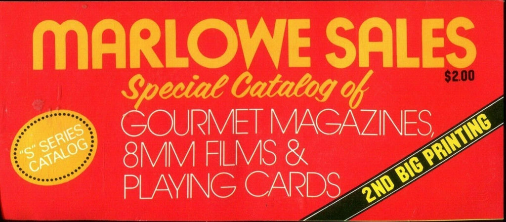 Marlowe Sales Catalog Seka/ Vanessa Del Rio 1970's 100719lm-ep