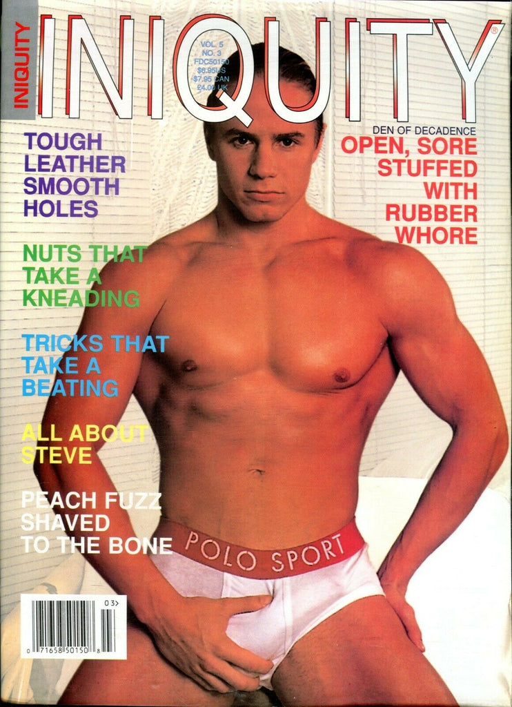 Iniquity Gay Magazine All About Steve vol.5 #3 Fall 1996 101219lm-ep