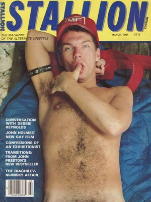 Stallion Men's Gay Magazine John Homes March 1984