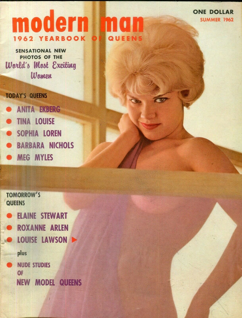 Modern Man 1962 Yearbook Of Queens Anita Ekberg /Sophia Loren 040819lm-ep