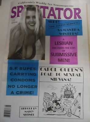 Spectator California Sex Newspaper Samantha Winters #823 1994 082118lm-ep2