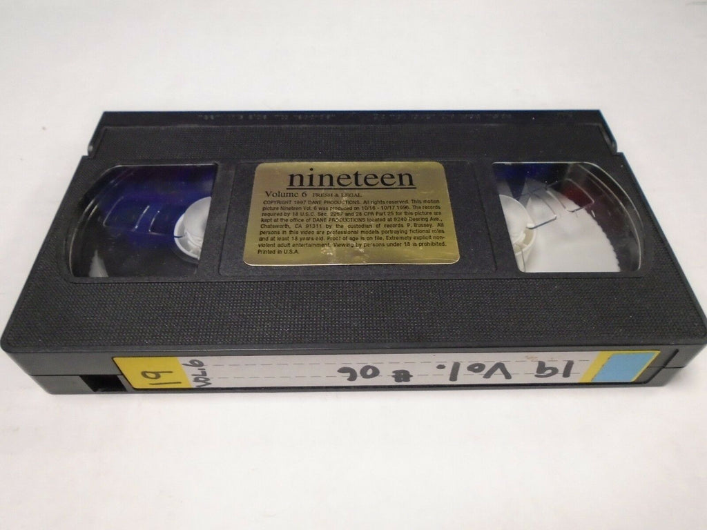 Ninteteen Fresh & Legal Vol 6 1997 Adult VHS 010819AMP2