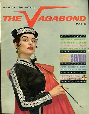 The Vagabond Magazine Juli Reding/ Bob Newhart vol.5 1961 021918lm-ep