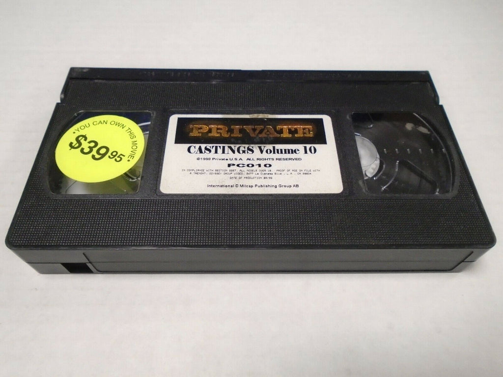 Castings Vol 10 Private 1998 Adult VHS 040519AMP2