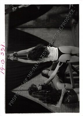 Adult Vintage B&W Photo 5x7 HOM Bondage Sexy Lesbian Bound & Dominated 141HZ