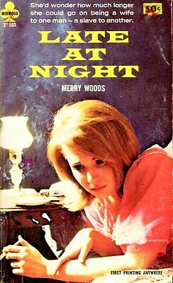 Late At Night Novel by Merry Woods 1965 1st Printing 032118lm-ep