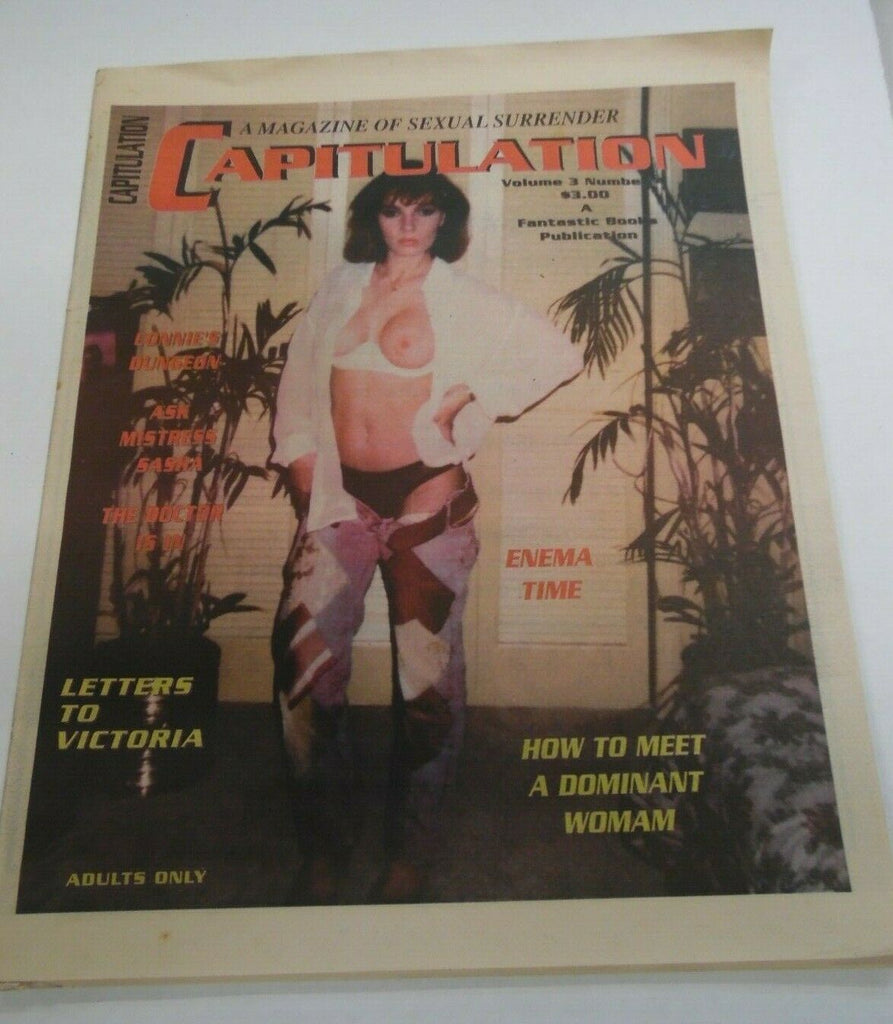 Capitulation Fetish Newspaper Connie's Dungeon vol.3 #4 1994 121719lm-ep2