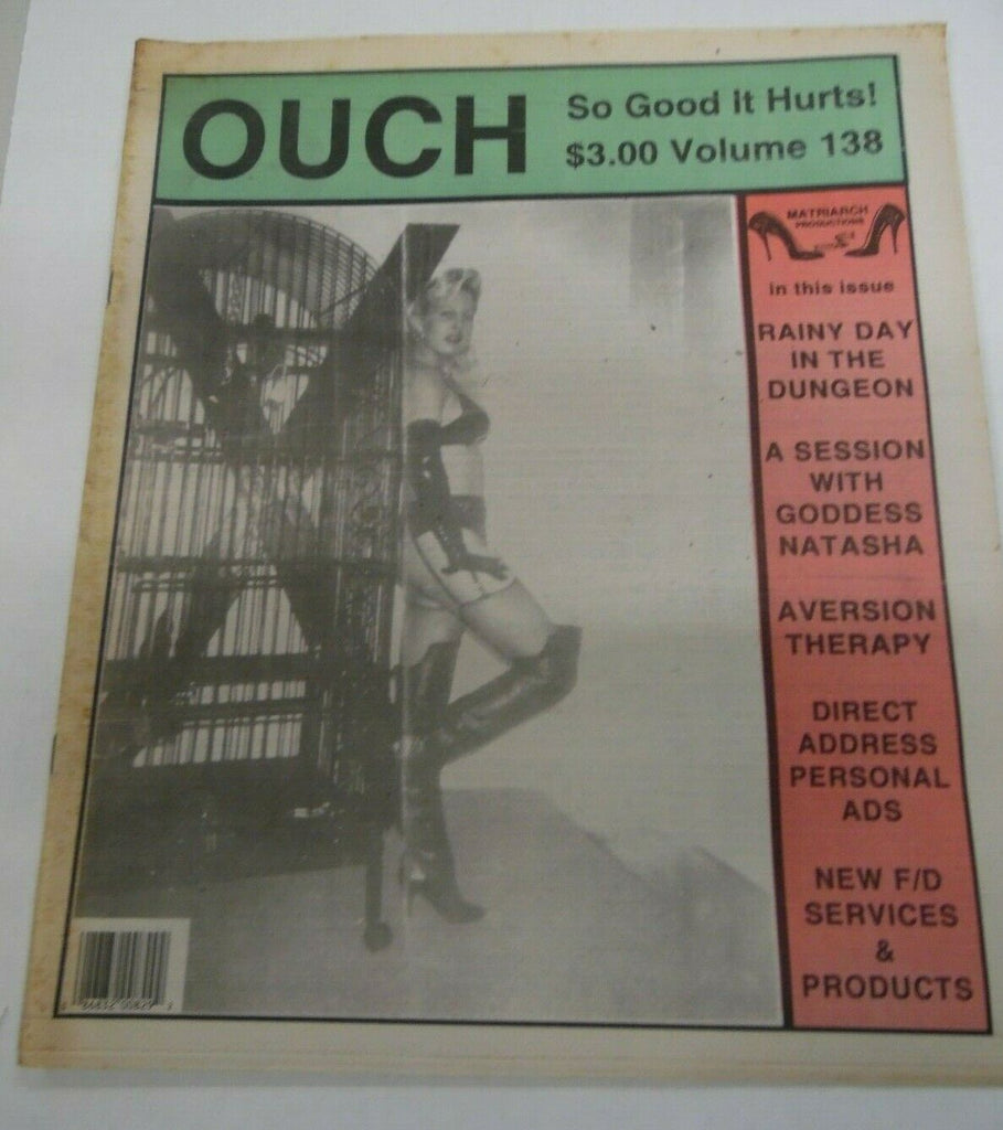 Ouch Fetish Newspaper Goddess Natasha vol.138 1997 122119lm-ep2
