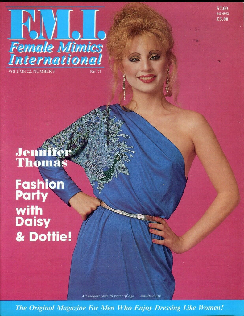 Female Mimics International Jennifer Thomas vol.22 #3 1992 072019lm-ep