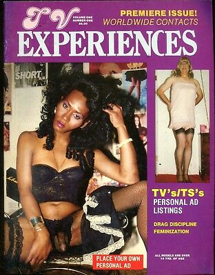 TV Experiences Transvestite Contact Magazine #1 1989 Premiere 042518lm-ep2