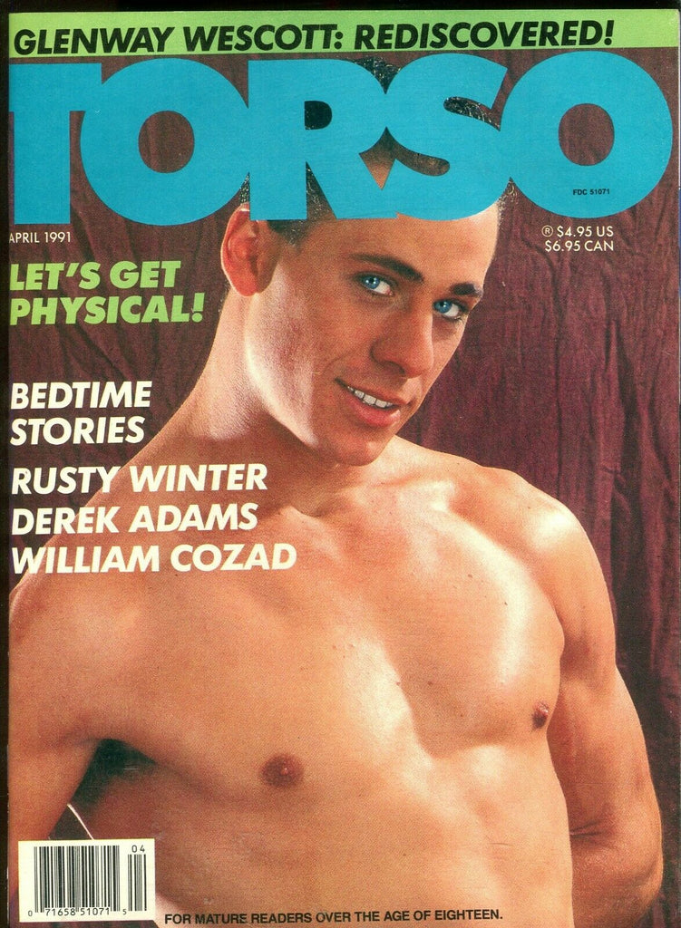 Torso Gay Magazine Let's Get Physical / Rusty Winter April 1991 101119lm-ep
