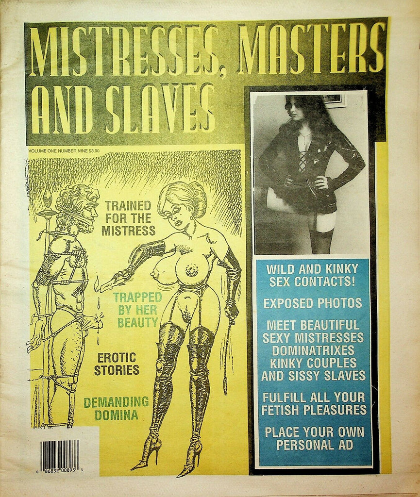 Mistresses, Masters Newspaper Trapped By Her Beauty vol.1 #9 1990 030320lm-ep