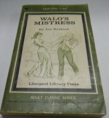 Walo's Mistress Adult Novel By Jon Reskind 1970 022514lm-ep
