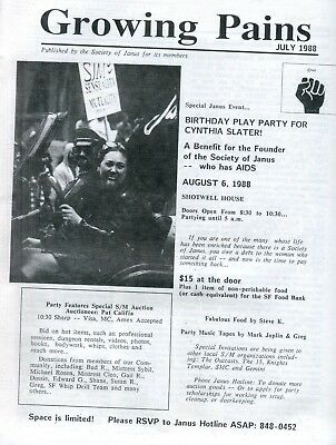 Growing Pains Fetish Newsletter S/M Auction July 1988 082118lm-ep2