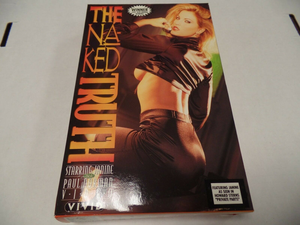 The Naked Truth Janine Paul Norman Sindee Cox Adult VHS 052719AMP2