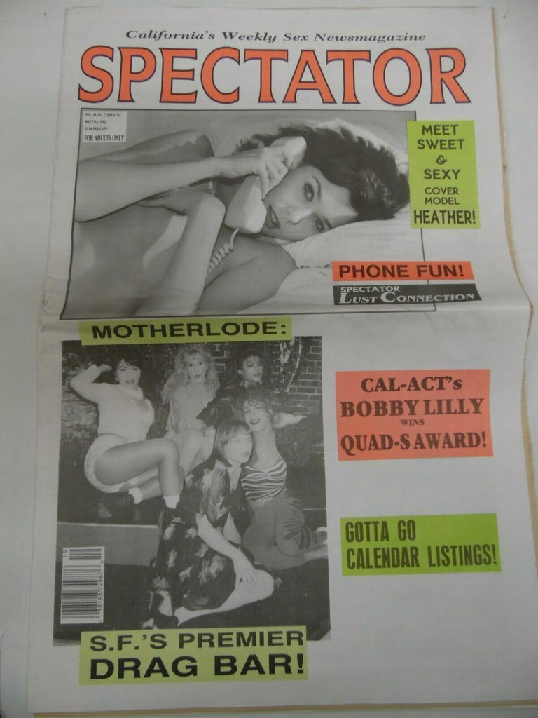 Spectator California Newspaper Sweet Sexy Heather May 7, 1993 040819lm-ep2