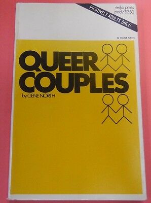Queer Couples Adult Book by Gene North 1970 Color Photo Illustrated