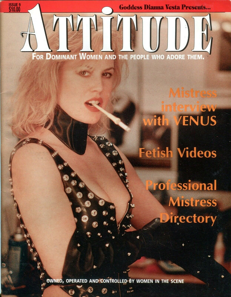 Attiude Fetish Magazine Misress Venus #9 1993 072719lm-ep