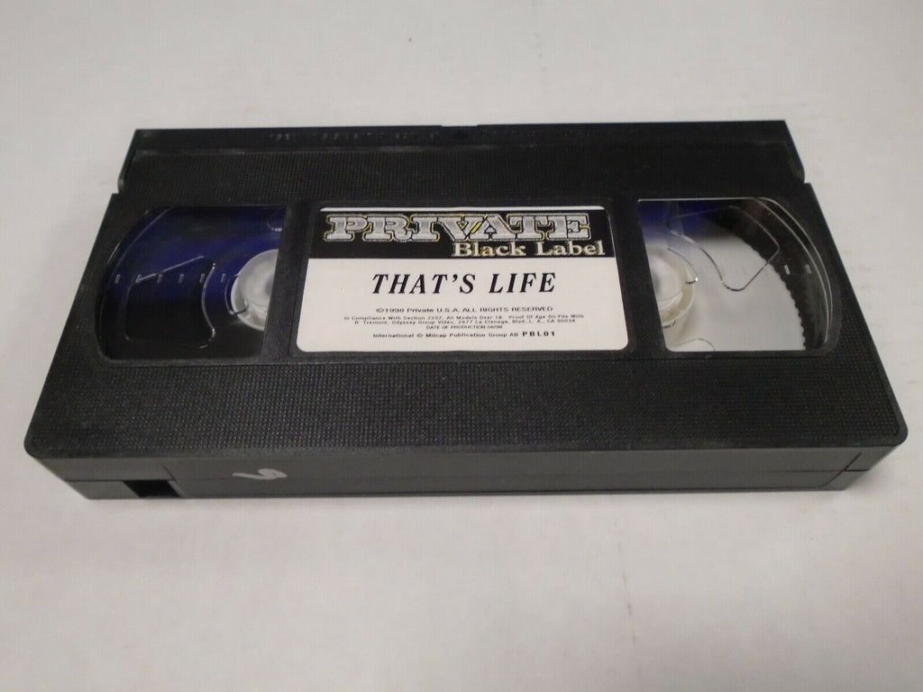 That's Life Private Black Label 1998 Private USA Adult VHS 031919AMP2