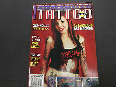 Tattoo Art Magazine Derek Noble's Darkness October 2010 ex 050215lm-ep