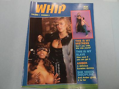 Whip Adult Bondage Magazine Amber Eurasian Domina vol.1 #2 1983 060416lm-ep
