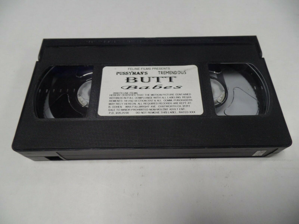 Pussyman's Tremendous Butt Babes 2000 Feline Films Adult VHS 051619AMP2