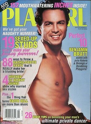 Playgirl Magazine Benjamin Bratt May 2001 032418lm-ep