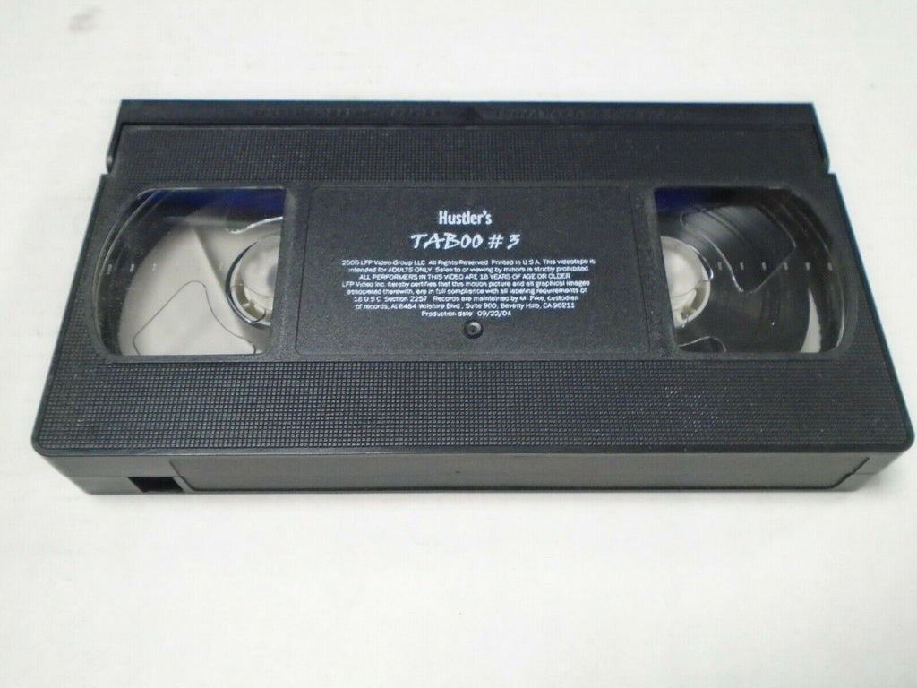 Hustler's Taboo #3 2005 Adult VHS 042219AMP2