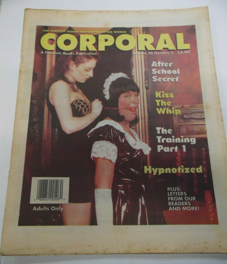Corporal Fetish Newspaper Kiss The Whip vol.20 #3 1996 122419lm-ep
